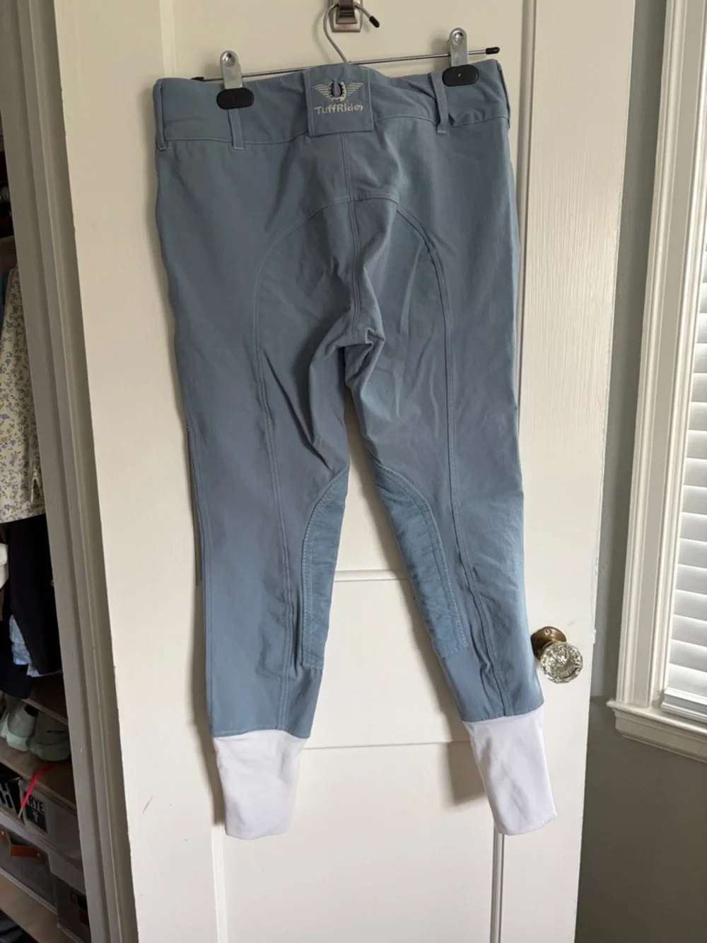 Tuff Rider Light Blue Riding Breeches - Picture 2 of 4